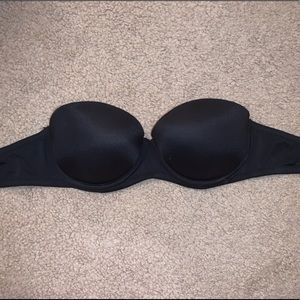 Black Strapless (PINK) bra